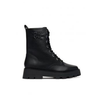 Ghete dama -  din piele naturala - culoare negru Ghete dama -  din piele naturala - culoare negru