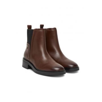 Ghete dama -  Model Chelsea - Piele naturala - Maro Ghete dama -  Model Chelsea - Piele naturala - Maro