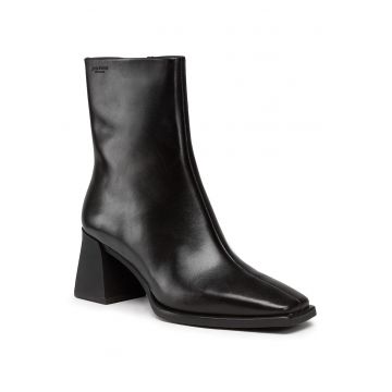 Ghete dama pana la glezna -  207156357 - piele naturala - negru Ghete dama pana la glezna -  207156357 - piele naturala - negru