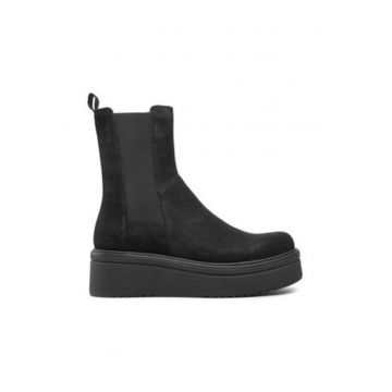 Ghete dama pana la glezna -  301242772 - piele naturala - negru - Ghete dama pana la glezna -  301242772 - piele naturala - negru -