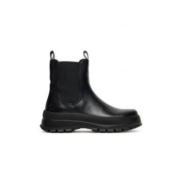 Ghete dama pana la glezna -  305537676 - piele naturala - negru Ghete dama pana la glezna -  305537676 - piele naturala - negru