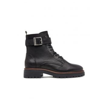 Ghete dama pana la glezna -  305632029 - piele naturala - negru Ghete dama pana la glezna -  305632029 - piele naturala - negru