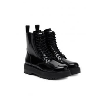 Ghete dama -  piele ecologica - culoare negru Ghete dama -  piele ecologica - culoare negru