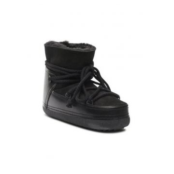 Ghete dama -  piele naturala - negru - Ghete dama -  piele naturala - negru -