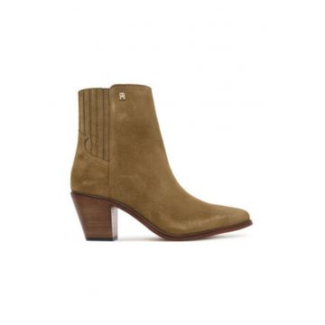 Ghete de dama pana la glezna -  305436566 - piele naturala - verde - Ghete de dama pana la glezna -  305436566 - piele naturala - verde -