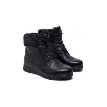 Ghete de dama -  piele naturala - negru - Ghete de dama -  piele naturala - negru -