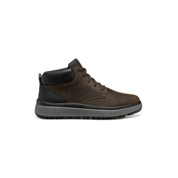 Ghete de piele nabuc cu garnituri sintetice Ghete de piele nabuc cu garnituri sintetice