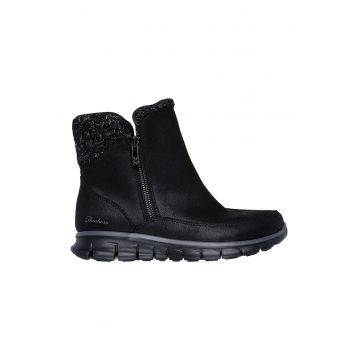 Ghete din piele ecologica cu fermoar Synergy Lovely Collab Ghete din piele ecologica cu fermoar Synergy Lovely Collab
