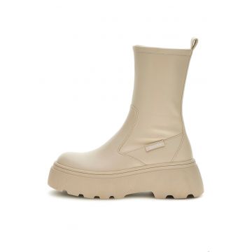 Ghete flatform de piele ecologica Nerea Ghete flatform de piele ecologica Nerea