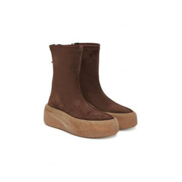 Ghete lungi dama - Vic Matie - piele naturala - maro Ghete lungi dama - Vic Matie - piele naturala - maro