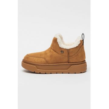 Ghete slip-on din piele intoarsa ecologica Ghete slip-on din piele intoarsa ecologica