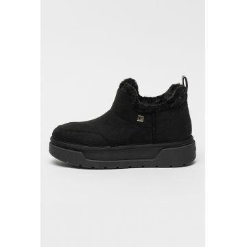 Ghete slip-on din piele intoarsa ecologica Ghete slip-on din piele intoarsa ecologica