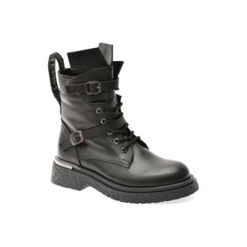 Bocanci GRYXX negri, 163158, din piele naturala