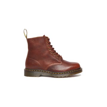 Dr. Martens bocanci de piele 1460 Pascal Ambassador culoarea maro, cu toc plat, DM31976253