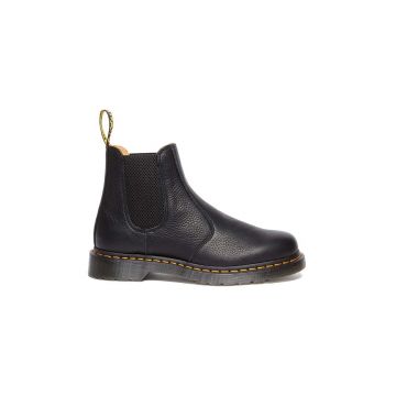 Dr. Martens ghete chelsea de piele 2976 Ambassador culoarea negru, cu toc plat, DM31989001
