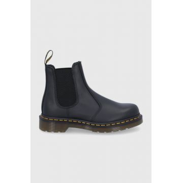 Dr. Martens ghete chelsea de piele 2976 femei, culoarea negru, cu toc plat 27100001 Dr. Martens ghete chelsea de piele 2976 femei, culoarea negru, cu toc plat 27100001