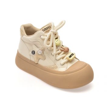 Ghete GRYXX bej, 685718, din piele naturala