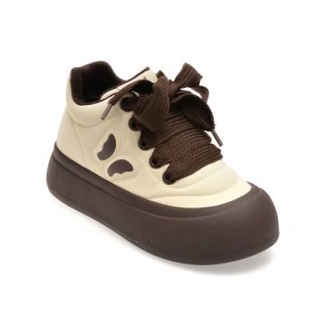 Ghete GRYXX bej, 8706, din piele ecologica