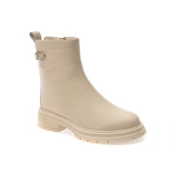 Ghete GRYXX bej, DX01321, din piele naturala