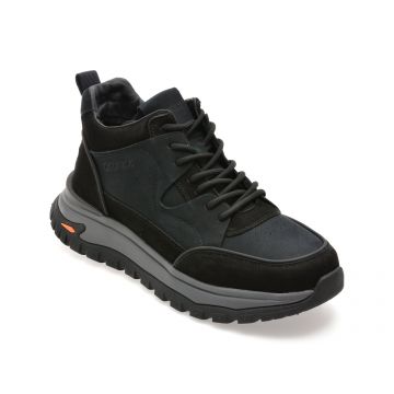 Ghete GRYXX bleumarin, 103, din piele naturala