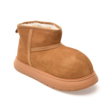 Ghete GRYXX maro, 3010, din piele intoarsa