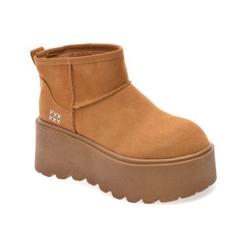 Ghete GRYXX maro, 8083, din piele intoarsa