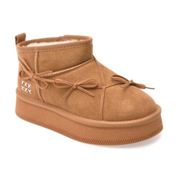 Ghete GRYXX maro, 8765, din piele intoarsa