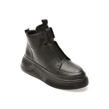 Ghete GRYXX negre, 251KS93, din piele naturala