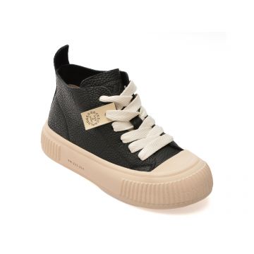 Ghete GRYXX negre, 2661, din piele naturala