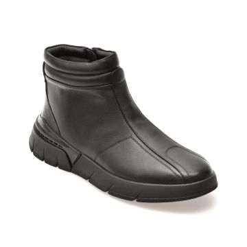 Ghete GRYXX negre, 58380, din piele naturala