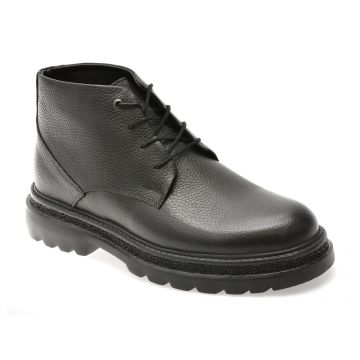 Ghete GRYXX negre, 66604, din piele naturala