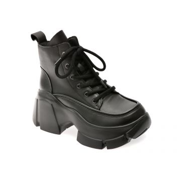 Ghete GRYXX negre, 68216, din piele naturala