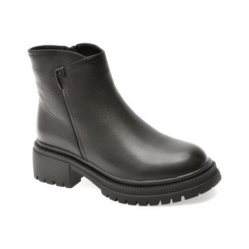 Ghete GRYXX negre, DX83515, din piele naturala