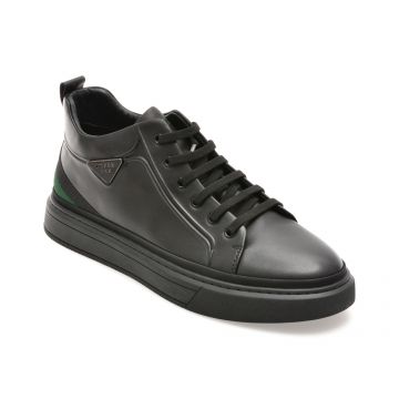 Ghete GRYXX negre, LN48, din piele naturala