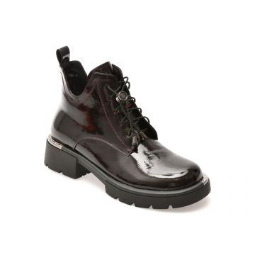 Ghete GRYXX visinii, M90B, din piele naturala lacuita