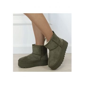 Ghete verzi imblanite cu talpa groasa B-LT33-45 111 11104