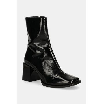 Jonak cizme de piele DEXTON femei, culoarea negru, cu toc drept, 3100337