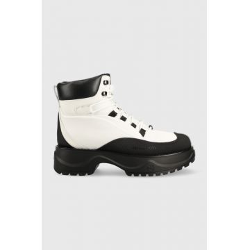 MICHAEL Michael Kors pantofi Dupree femei, culoarea alb, cu platforma
