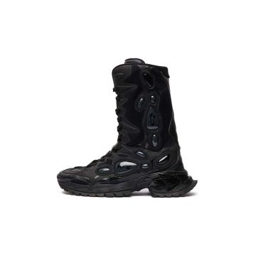 Rombaut botine NUCLEO BOOT femei, culoarea negru, cu toc plat, S24-E-010