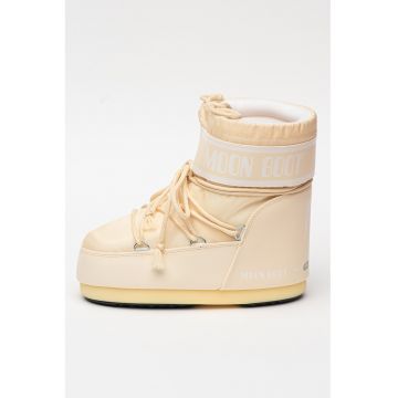 Ghete apreschi fara inchidere Classic Low - Crem