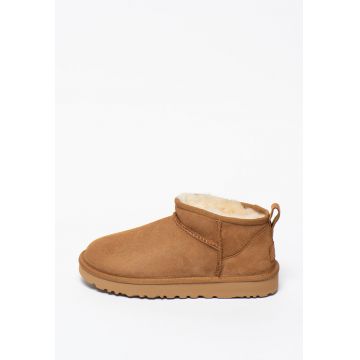 Ghete slip-on din piele intoarsa Classic Ultra Mini