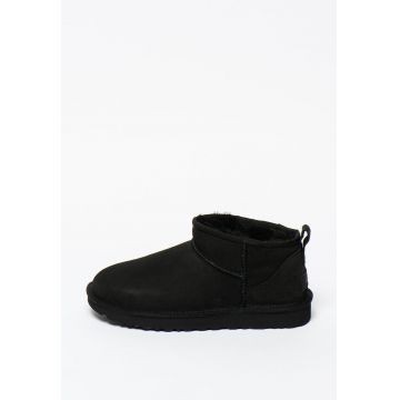 Ghete slip-on din piele intoarsa Classic Ultra Mini