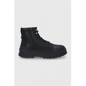 Vagabond Shoemakers Ghete de piele bărbați, culoarea negru