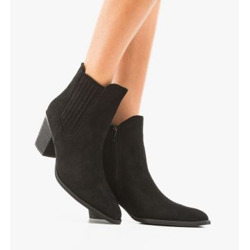 Botine dama Delgado Negre