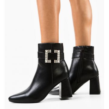 Botine dama Dillon Negre