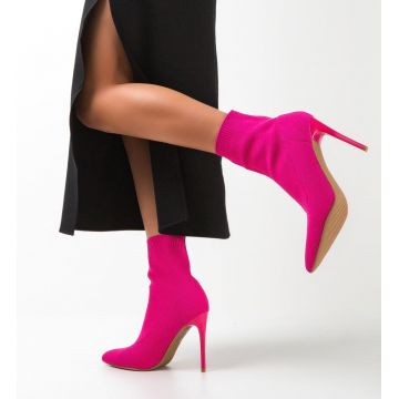 Botine dama Gluty Fuchsia