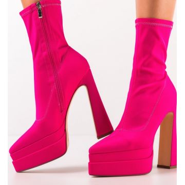 Botine dama Grab Roz