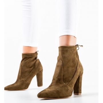 Botine dama Medy Verde