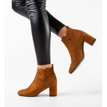 Botine dama Navarro Camel