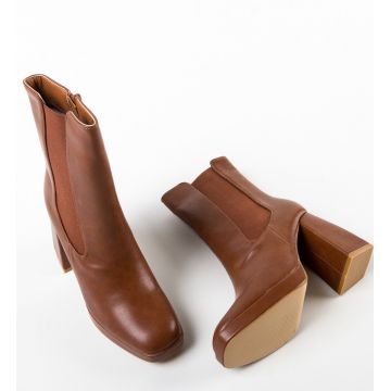 Botine dama Negon Camel